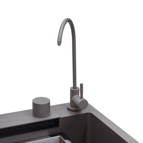 Кухонная мойка Kroner KRP Schwarze - SET7545NG PVD (3.0/0.8 мм)