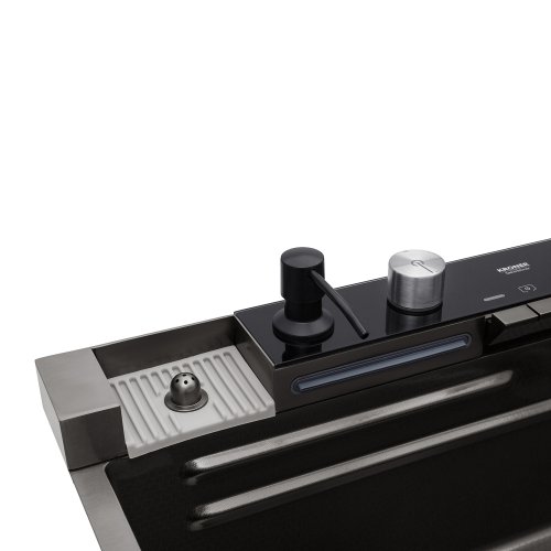 Кухонная мойка Kroner KRP Schwarze - SET7546ARTHM PVD (3.0/0.8 мм)