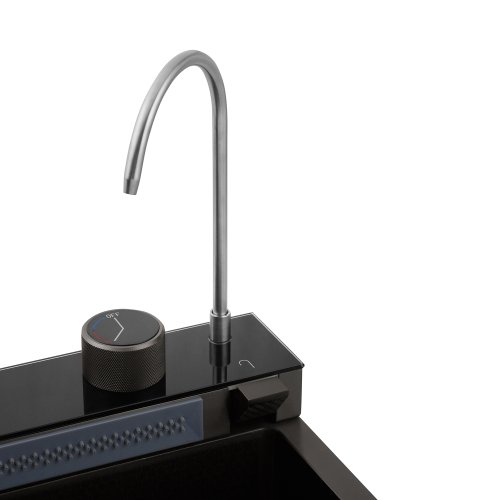 Кухонная мойка Kroner KRP Schwarze - SET7546ARTHM PVD (3.0/0.8 мм)