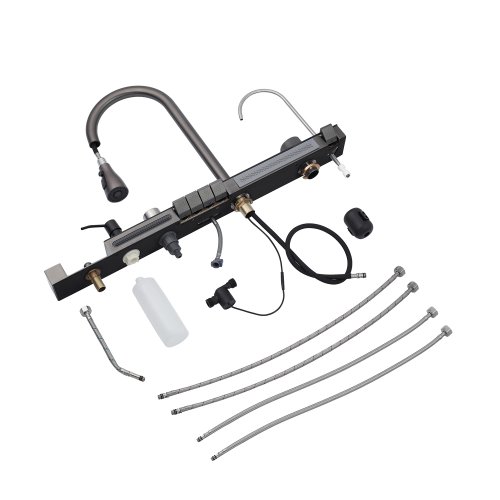 Кухонная мойка Kroner KRP Schwarze - SET7546ARTHM PVD (3.0/0.8 мм)