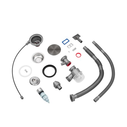 Кухонная мойка Kroner KRP Schwarze - SET7546ARTHM PVD (3.0/0.8 мм)