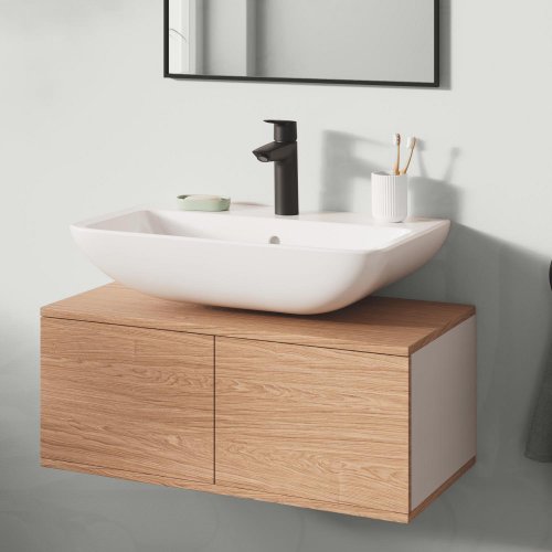 Набор смесителей 3 в 1 для ванной комнаты Grohe QuickFix Start Black UA303305RM