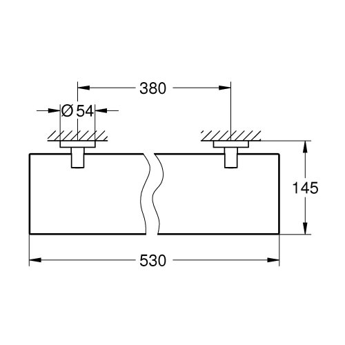 Полиця для ванної кімнати Grohe QuickFix Start 412022430