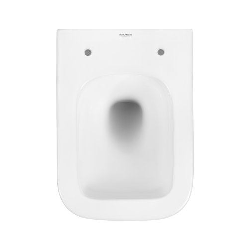 Унітаз підвісний безобідковий Kroner Eifel WHI483429 TORNADO з сидінням (KE483429WHIT)