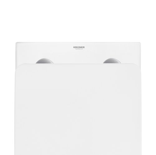 Унітаз підвісний безобідковий Kroner Eifel WHI483429 TORNADO з сидінням (KE483429WHIT)