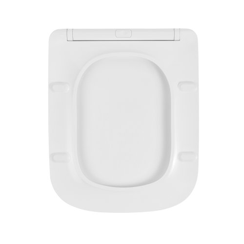 Унітаз підвісний безобідковий Kroner Eifel WHI483429 TORNADO з сидінням (KE483429WHIT)