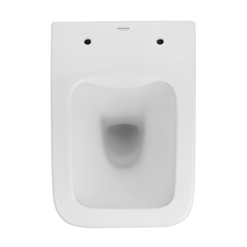 Унитаз подвесной безобедочный Kroner Eifel WHI523629 RIMLESS с сиденьем (KE523629WHIR)