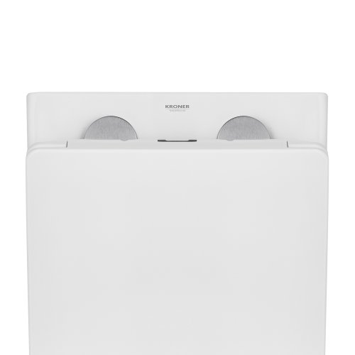 Унитаз подвесной безобедочный Kroner Eifel WHI523629 RIMLESS с сиденьем (KE523629WHIR)