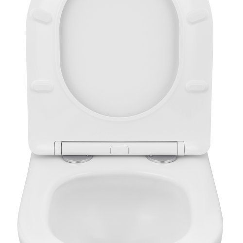 Унитаз подвесной безобедочный Kroner Harz WHI483632 TORNADO с сиденьем (KH483632WHIT)