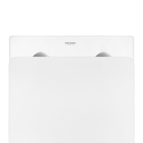 Унитаз подвесной безобедочный Kroner Harz WHI483632 TORNADO с сиденьем (KH483632WHIT)