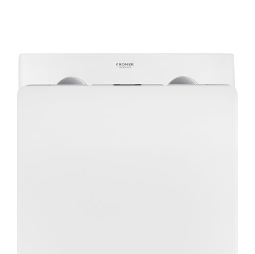 Унитаз подвесной безобедочный Kroner Harz WHI523632 RIMLESS с сиденьем (KH523632WHIR)