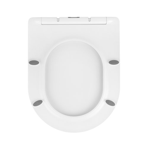 Унитаз подвесной безобедочный Kroner Harz WHI523632 RIMLESS с сиденьем (KH523632WHIR)