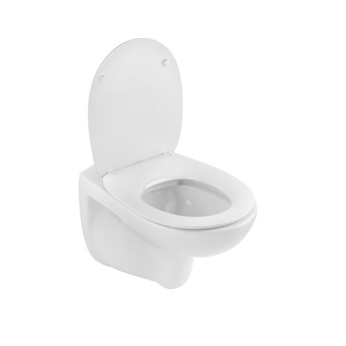 Унитаз подвесной безобедочный Kroner Oker WHI533536 RIMLESS с сиденьем (KO533536WHIR)