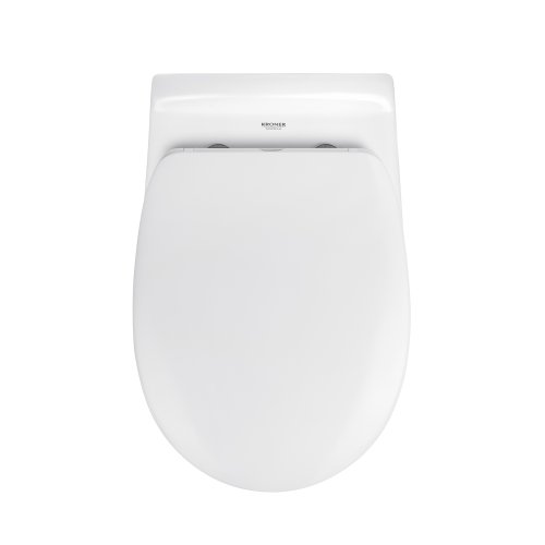 Унитаз подвесной безобедочный Kroner Oker WHI533536 RIMLESS с сиденьем (KO533536WHIR)