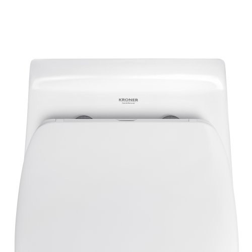 Унитаз подвесной безобедочный Kroner Oker WHI533536 RIMLESS с сиденьем (KO533536WHIR)