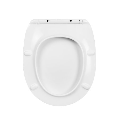 Унитаз подвесной безобедочный Kroner Oker WHI533536 RIMLESS с сиденьем (KO533536WHIR)