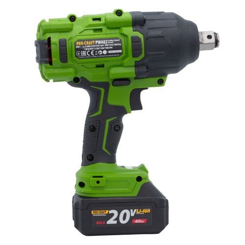 Аккумуляторный гайковерт Procraft PWA82 Кейс (с 1 АКБ и ЗУ)