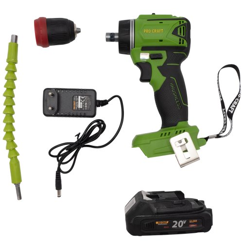 Шуруповерт Procraft PA18LiN DFR (с 1 акб и зп)