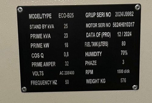 Дизельный генератор TMG POWER ECOB-25