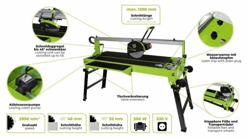 Плиткорізний верстат Zipper ZI-FS250-1200