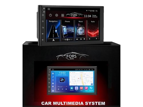 Магнитола FORS.auto Universal 1DIN 2 PRO (7", 2+32Gb, CarPlay)