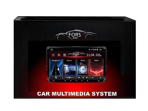 Універсальна магнітола FORS.auto для Volkswagen 4 PRO-9 (9", 4+64Gb, CarPlay)