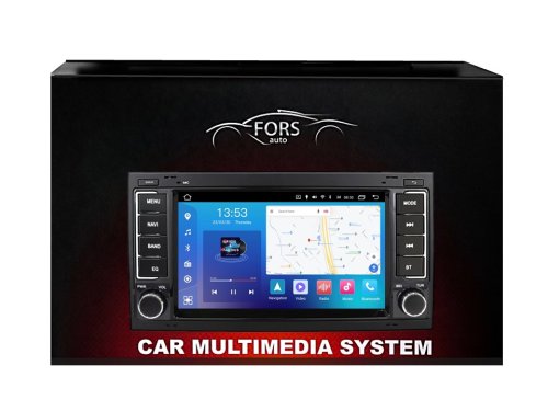 Універсальна магнітола FORS.auto для Volkswagen Touareg 2 PRO (7", 2+32Gb, CarPlay)
