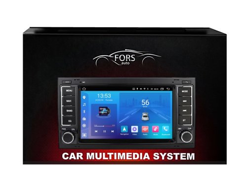 Універсальна магнітола FORS.auto для Volkswagen Touareg 2 ULTRA (7", 2+32Gb, CarPlay)