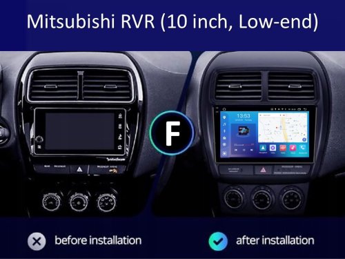 Штатная магнитола FORS.auto FS 2 PRO для Mitsubishi ASX RVR (2+32Gb, 10") 2016-2022