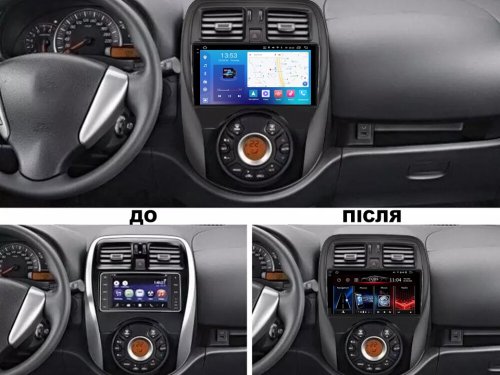 Штатная магнитола FORS.auto FS 2 PRO для Nissan March/Micra (2+32Gb, 9") 2015+