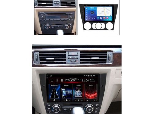 Штатная магнитола FORS.auto FS 4 MAX Qled для BMW E90/E91/E92/E93 (4+32Gb, 9") 2004-2012