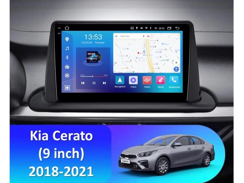 Штатная магнитола FORS.auto FS 4 MAX Qled для Kia Cerato (4+32Gb, 9") 2018-2021