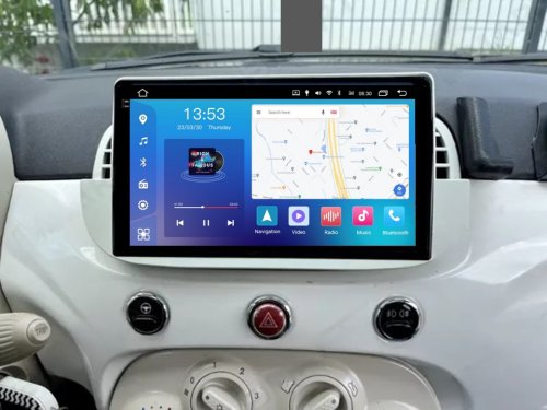 Штатная магнитола FORS.auto FS 4 MAX для Fiat 500 (4+32Gb, 9") 2007-2015