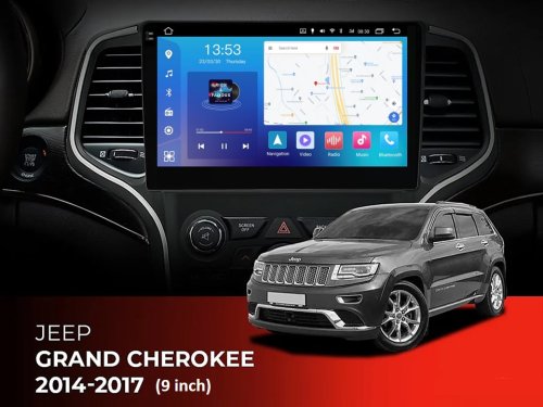 Штатная магнитола FORS.auto FS 4 PRO для Jeep Grand Cherokee (4+64Gb, 9") 2014-2017