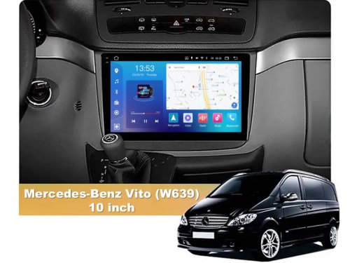 Штатная магнитола FORS.auto FS 4 PRO для Mercedes-Benz Vito (W639) (4+64Gb, 10") 2003-2010