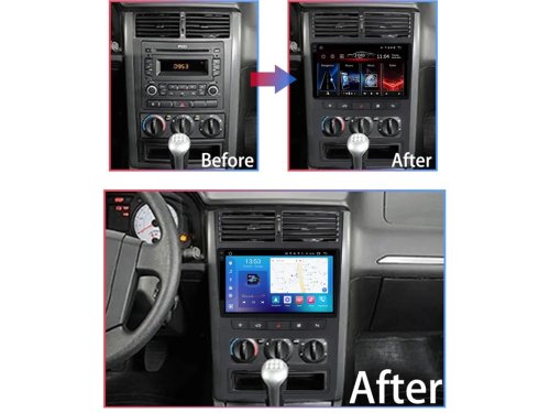 Штатная магнитола FORS.auto FS 4 PRO для Peugeot 405 (4+64Gb, 9") 2006-2007