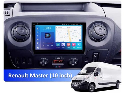 Штатная магнитола FORS.auto FS 4 PRO для Renault Master (4+64Gb, 10") 2019-2022