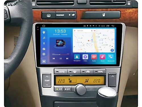 Штатная магнитола FORS.auto FS 4 PRO для Toyota Avensis (4+64Gb, 9", silver) 2002-2008