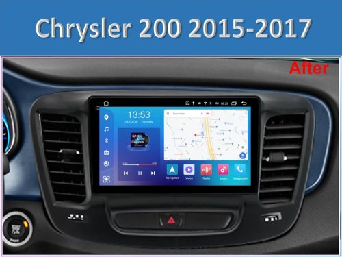 Штатная магнитола FORS.auto FS 6 MAX для Chrysler 200 (6+128Gb, 9") 2015-2017