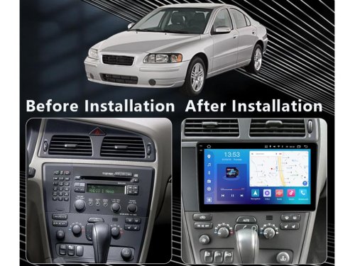 Штатная магнитола FORS.auto FS 6 MAX для Volvo XC70/V70/S60 (6+128Gb, 9") 2004-2007