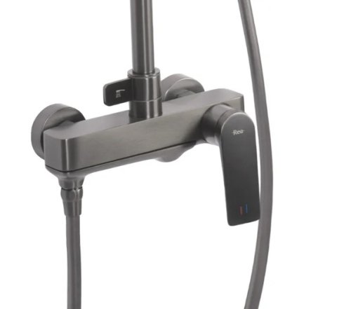 Душевой гарнитур REA AVALON TYTAN графит с изливом