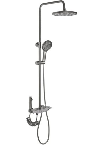 Душевой гарнитур REA SAVIO LED TYTAN графит с термостатом