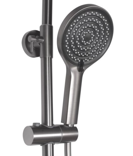Душевой гарнитур REA SAVIO LED TYTAN графит с термостатом