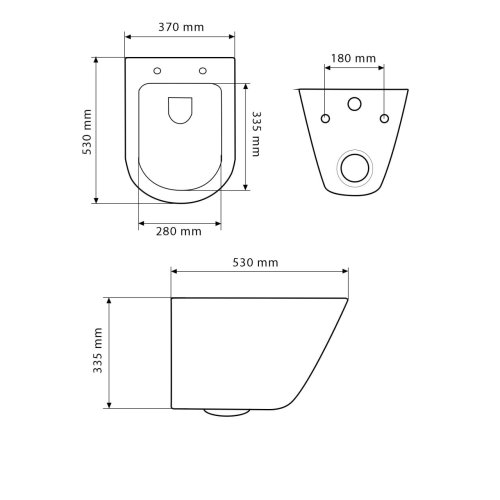 Подвесной унитаз VBI BURANO WHITE