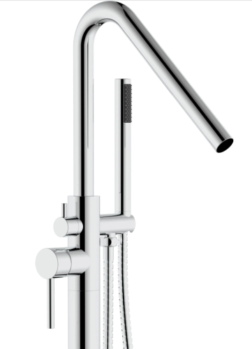 Смеситель для ванны REA ARAS CHROME хром напольный