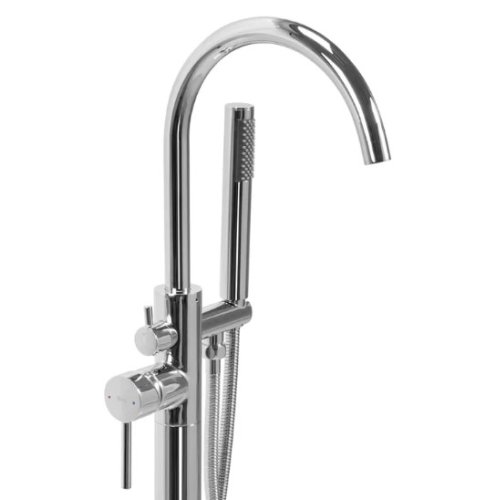 Смеситель для ванны REA MONO CHROME хром напольный