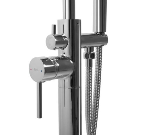 Смеситель для ванны REA MONO CHROME хром напольный