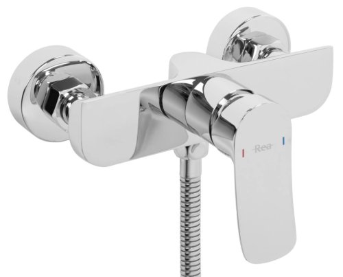 Смеситель для ванны и душа REA DART CHROME настенный без излива *
