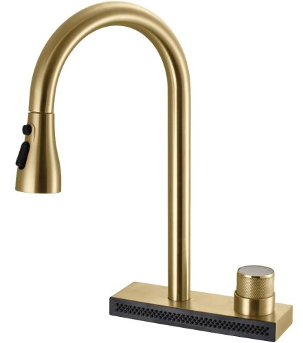 Змішувач для кухні REA CONOR BRUSHED GOLD матове золото