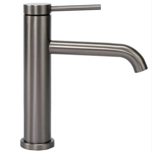 Смеситель для раковины (умывальника) REA CLIF TYTAN графит низкий